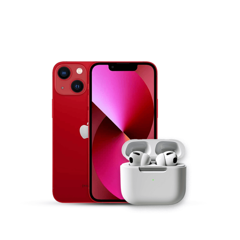 Celular Reacondicionado iPhone 13 Rojo 128GB + AirPods Pro 2 Genericos