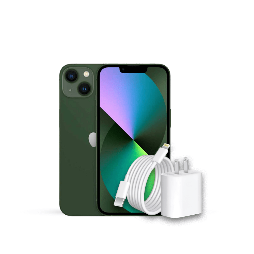 Celular Reacondicionado iPhone 13 Verde 128GB + Cargador Completo
