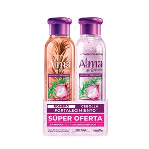 Shampoo + Acondicionador Alma de Romero Cebolla x2 x1000ml