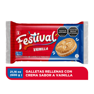 Galleta de Vainilla Festival x 600 g.
