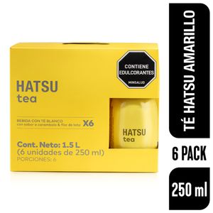 Té Hatsu Amarillo SixPack x 250 ml Hatsu