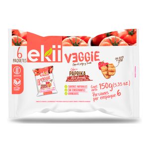 Snack Ekii Lentejas Tomate Paprika 6 Und 25g c/u