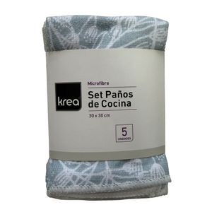 Set 5 Paños Krea Microfibra Peq Pv27
