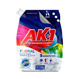 Detergente ak1 floral polvo x3900g
