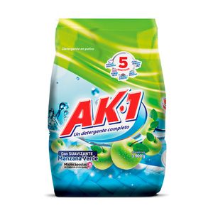 Detergente ak1 suavizante manzana verde x3900g