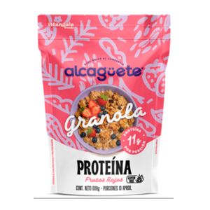Granola Alcaguete Frutos Rojos Proteina 600g