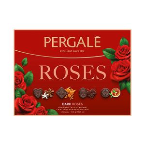 Surtido Chocolate Amargo Pergale Rosas 348g