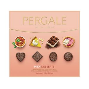 Surtido chocol. leche pergale postres x113g