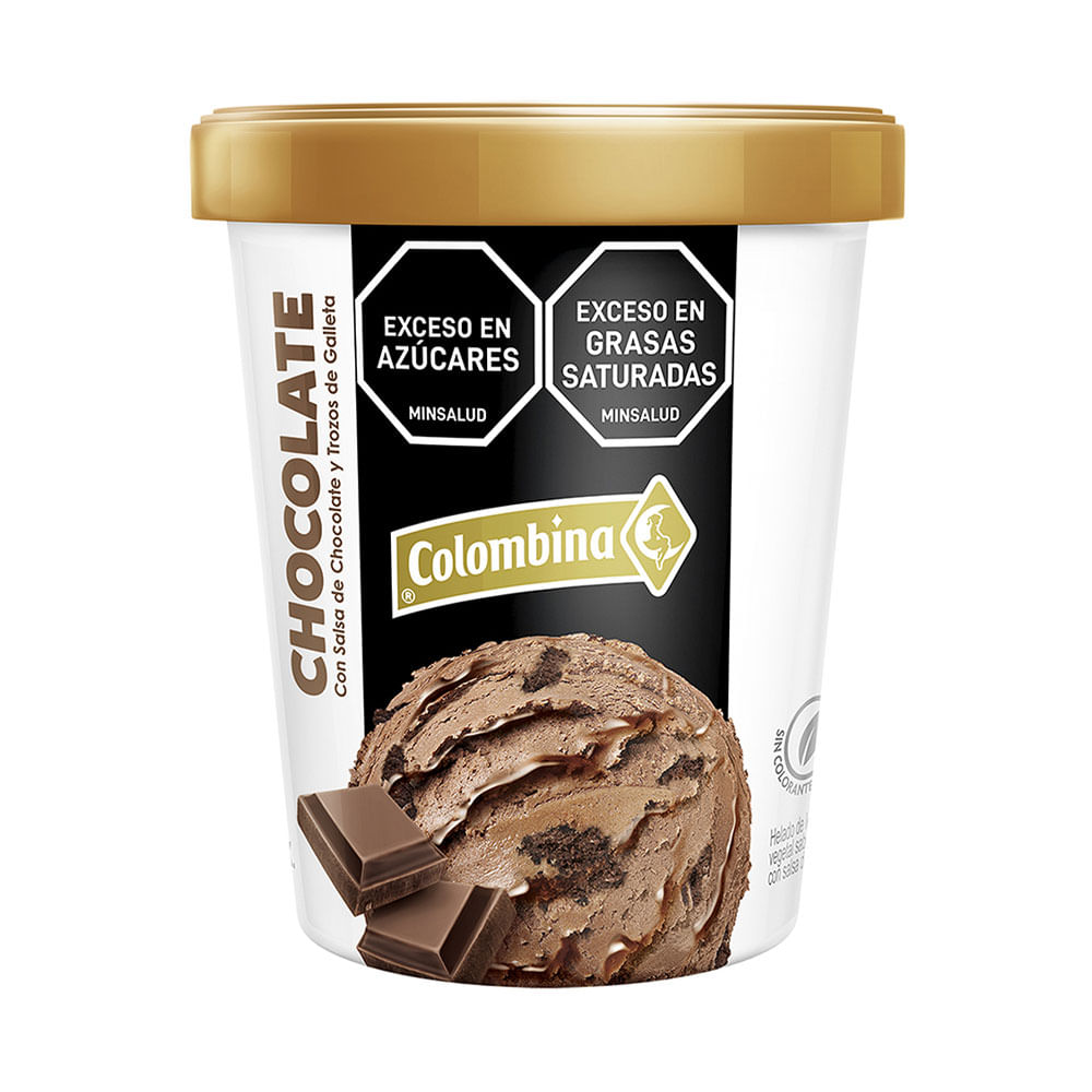 Imagen de Helado Colombina Chocolate 1/2 Lt HELADO COLOMBINA CHOCOLATE 1/2L 300G