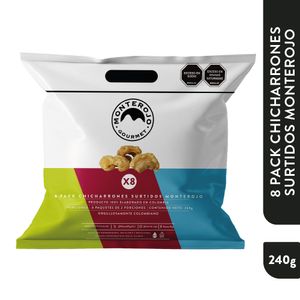 Pasabocas Monterojo Chicharron Surtidos 8Und 240g