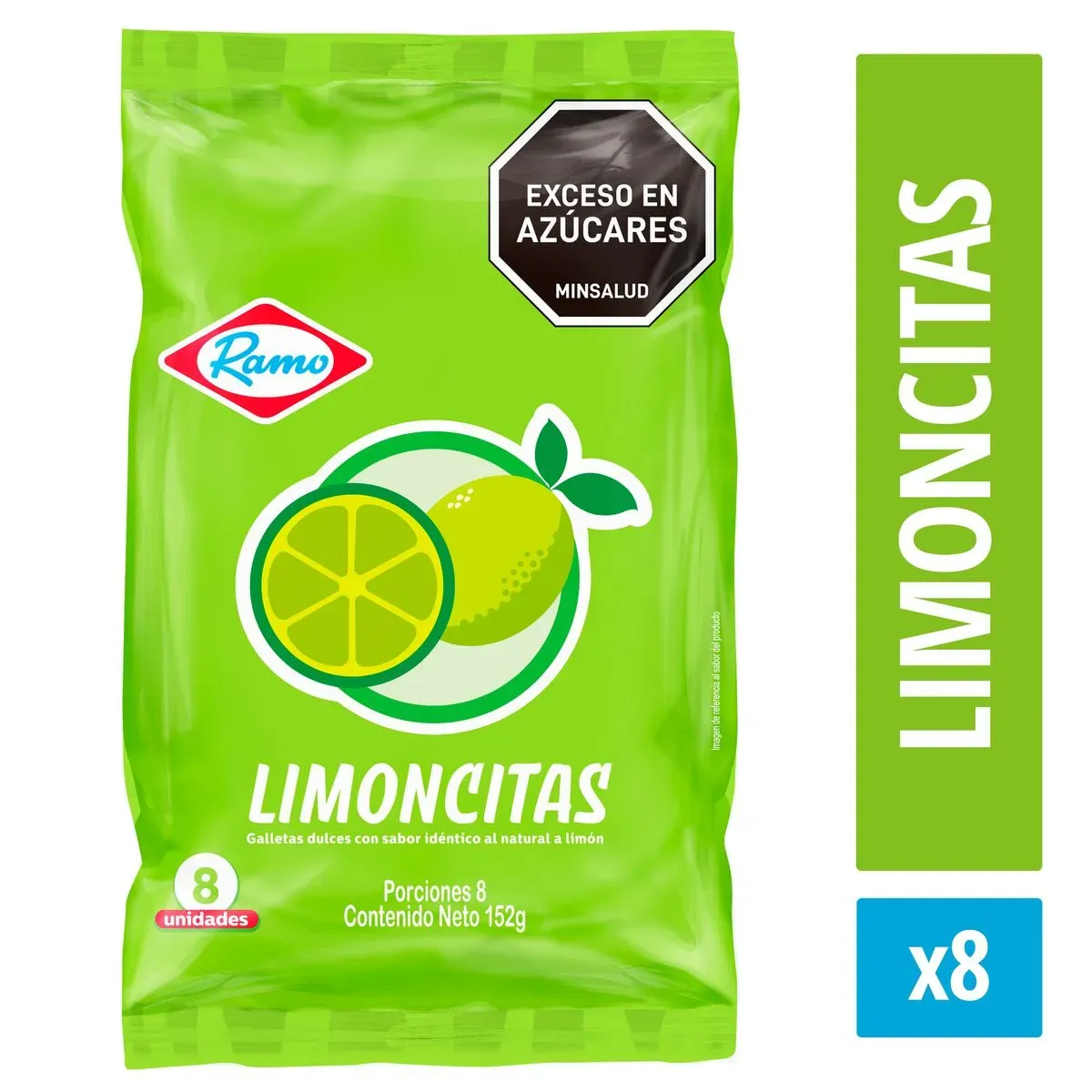 Imagen de Galleta Ramo Limoncitas 152 G GALLETAS RAMO LIMONCITAS 152 g