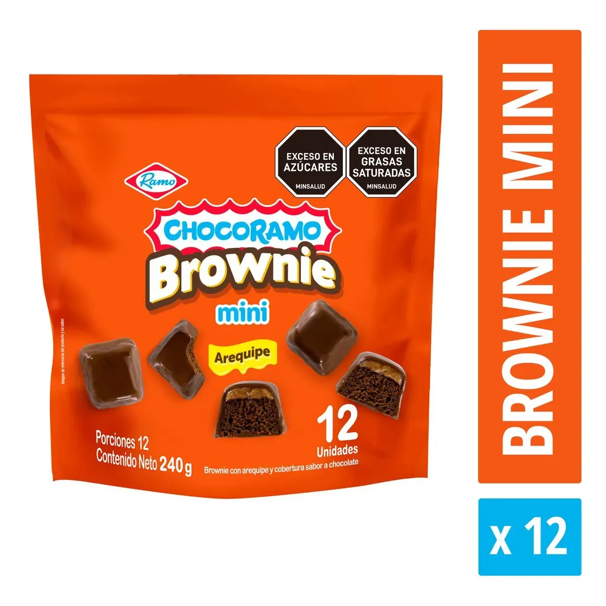 Imagen de Brownie Ramo Arequipe Mini X12 Unds 240 G BROWNIE RAMO AREQUIPE MINI X12 un 240g
