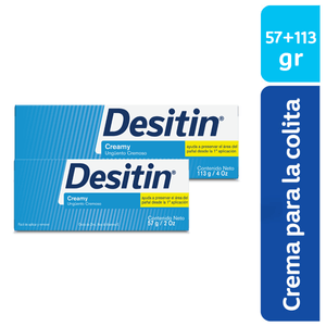 Crema de Bebé Desitin® Creamy 2Pack x 113 gr + 57 gr