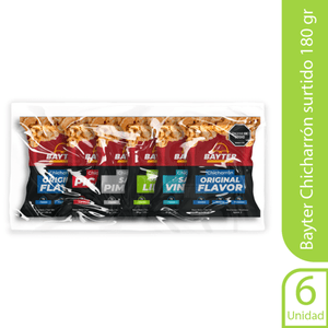 Chicharron Bayter Surtido 6Und 30g c/u