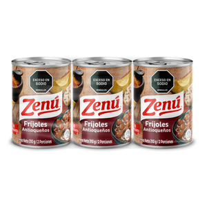 Frijoles Zenu Antioquenos 3Und 310g c/u