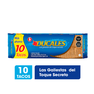Galletas Ducales Más Ahorro 10 Tacos 1000g