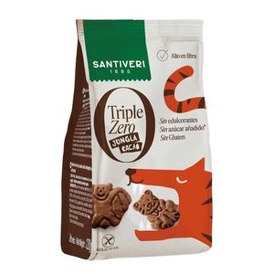 Galletas Santiveri Triple Zero Jungla Cacao 120g
