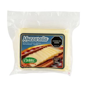 Queso Codelac Mozzarella Tajado 15Und x 250g