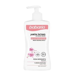 Jabón intimo Babaria rosa mosqueta x300ml