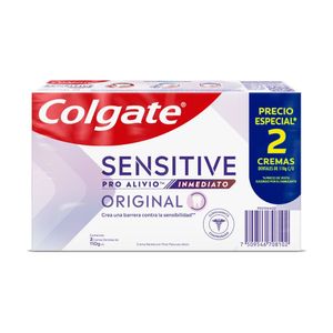 Crema Dental Sensibilidad Colgate Sensitive Pro-Alivio Original Inmediato 2x110g