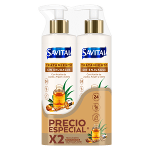 Tratamiento Savital Nutri.Brillo 2Und 270ml c/u
