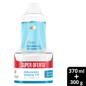 Shampoo Dove Hidratacion 370ml+Tratamiento 300ml