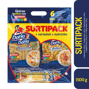Pasta Doria Surtipack 6Und 1500g