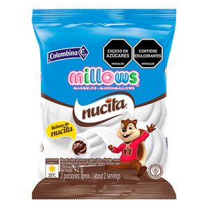 Masmelos Millows Nucita Relleno 42g