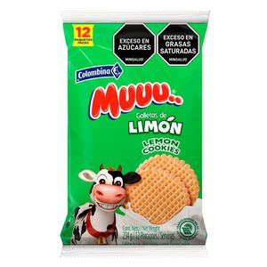 Galletas Muuu Limón 12Und 234g