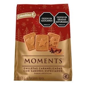 Galleta Moments Caramelo Navidad 170g